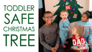 Toddler Safe Christmas Tree - Felt Christmas Tree Tutorial