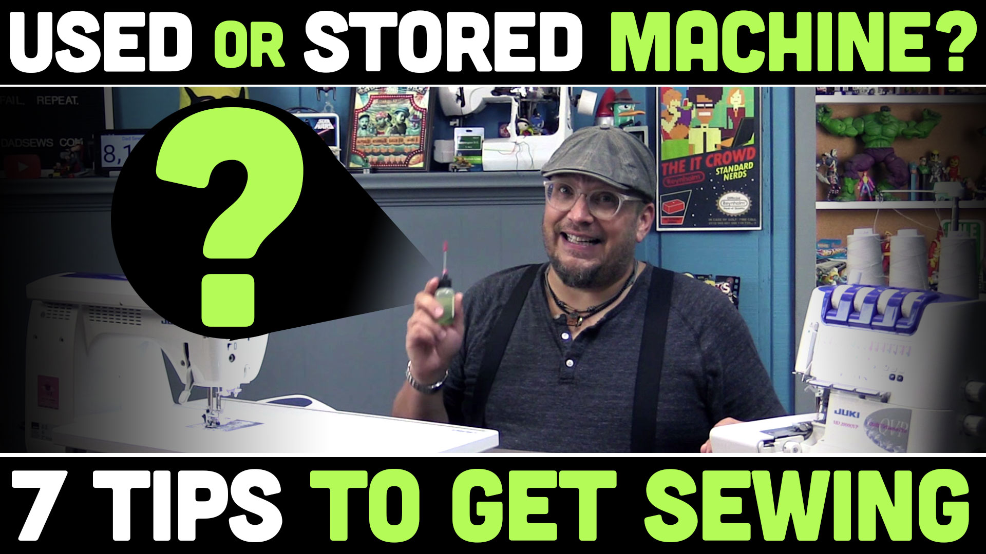 7 Tips for a USED or STORED Sewing Machine