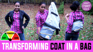 THRIFT SEWING HACK: Coat In A Bag? Bag In A Coat?