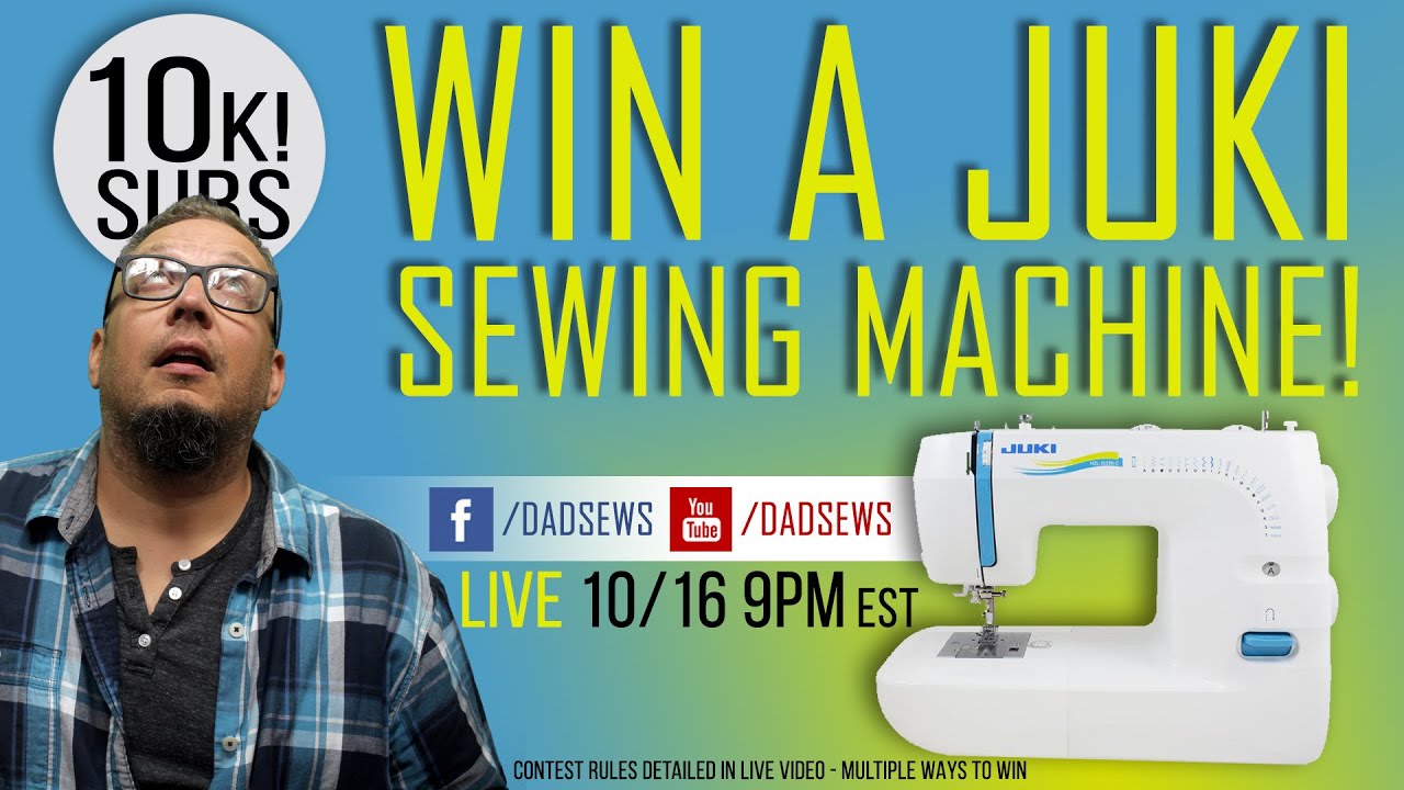 LIVE GIVEAWAY: Learn how to ENTER TO WIN a JUKI Sewing Machine!